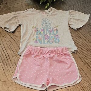 Minnie Mouse Bell Sleeve Shirt And Short Size 5 Kindness